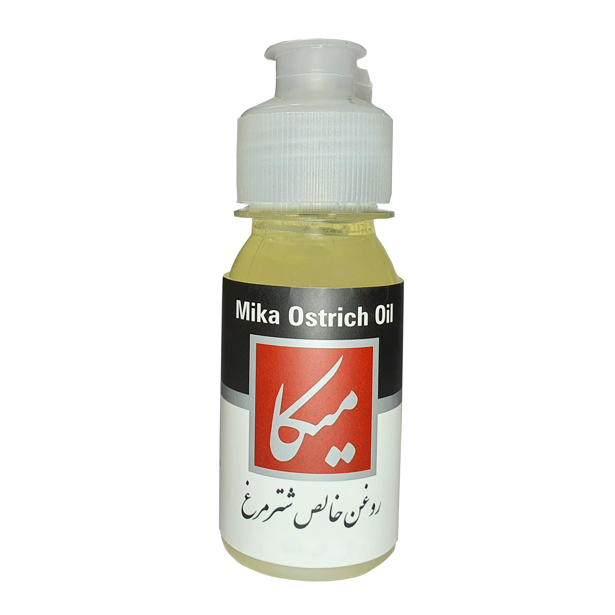 روغن شترمرغ میکا مدل mo60 حجم 60 میلی لیتر  بسته 4 عددی